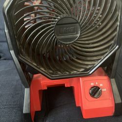 Milwaukee M12 Fan Used But Still In Perfect Conditions Works Like New 