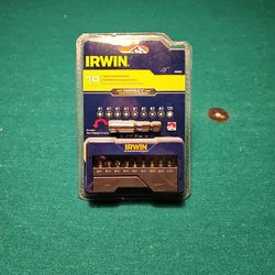 Irwin 10 PC Impact Fastener Drive Bit Set