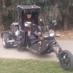 Trike Chopper 3-Wheeler Custom 1970 VW  Bus 1600