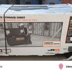 ridgid jobsite storage chest 