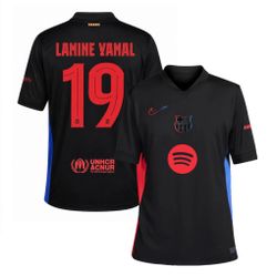 FC Barcelona 2024-25 Away Replica Jersey Lamine Yamal #19 Size Large