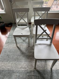 White Wood Dining Table