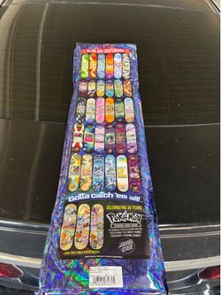Santa Cruz Pokemon TCG Blind Bag Skateboard Deck 8.0in - 2026 SEALED