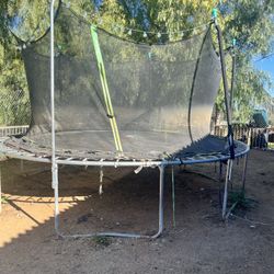 Free Trampoline. 