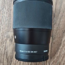 Sigma 16mm F1.4 for Sony E Mount