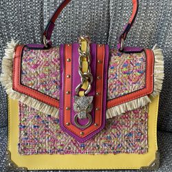 Aldo Barostraw Bag w/ Crossbody Strap