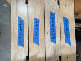 Wood drawers