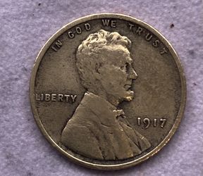 1917 Lincoln Wheat Small Cent/ Fine