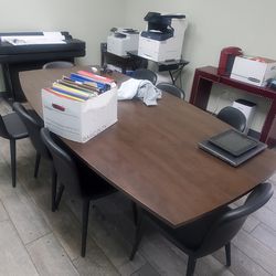 Conference Table with 10 chairs