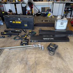 Kino Flo's and 400W Joker Bug light and Matthew's C Stand