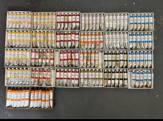 Vintage Japanese Matisson Artist Oil Paint Tubes