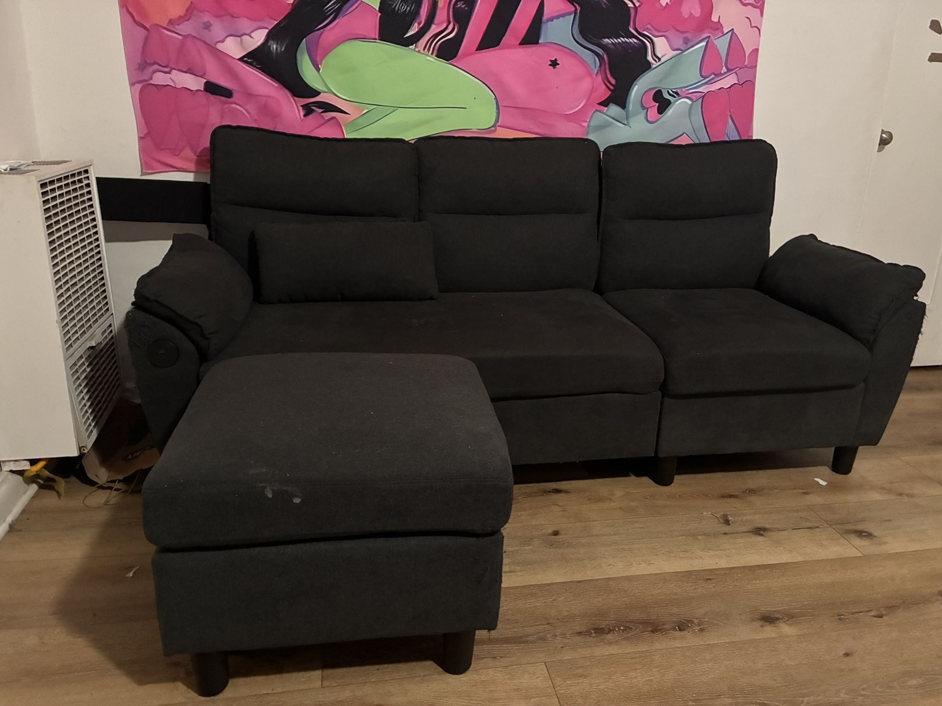 Couch & Ottoman