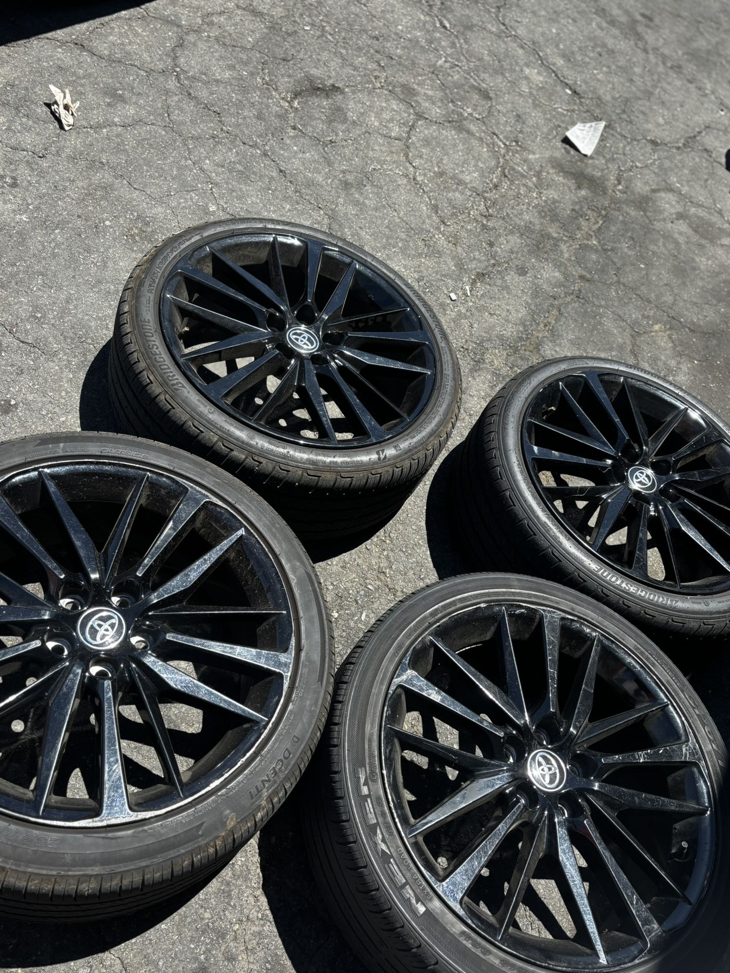 BLACK TOYOTA CAMRY RIMS 5X114.3