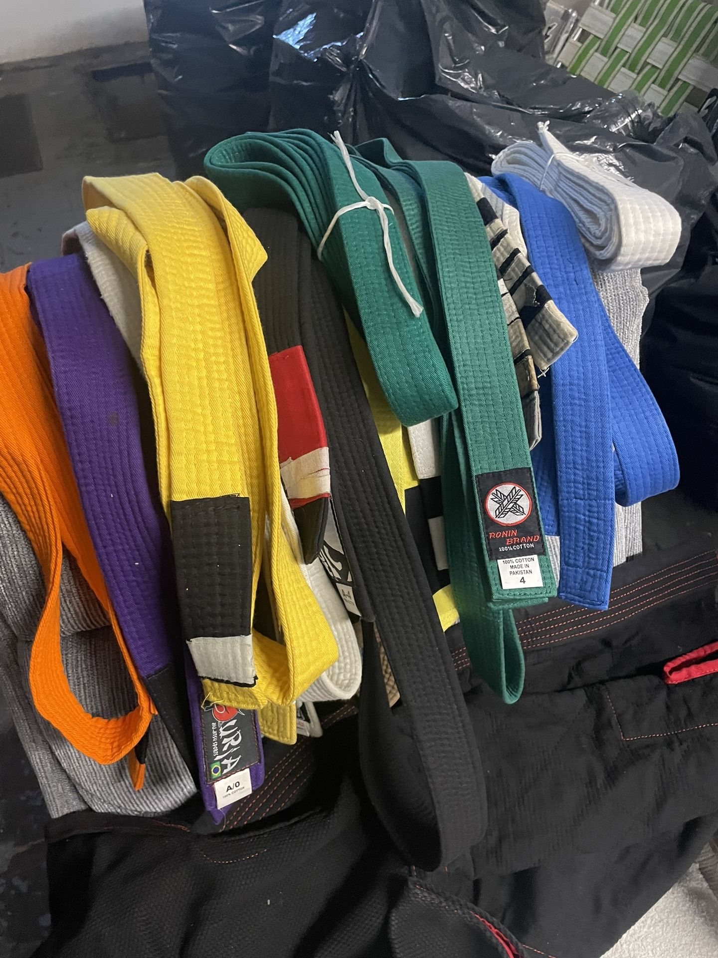 Jiu Jitsu And Judo Belts