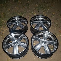 RIMS. 5 lug universal 20 inches came off a jeep grand cherokee SRT