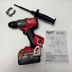 🔥Milwaukee M18 FUEL Gen-4 Brushless Hammer Drill 2904-20 + battery 5.0 