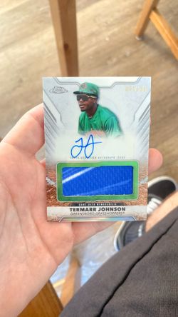 2025 Topps Pro Debut Jumbo Relic Temarr Johnson #PDJAR-JJ /200 auto 