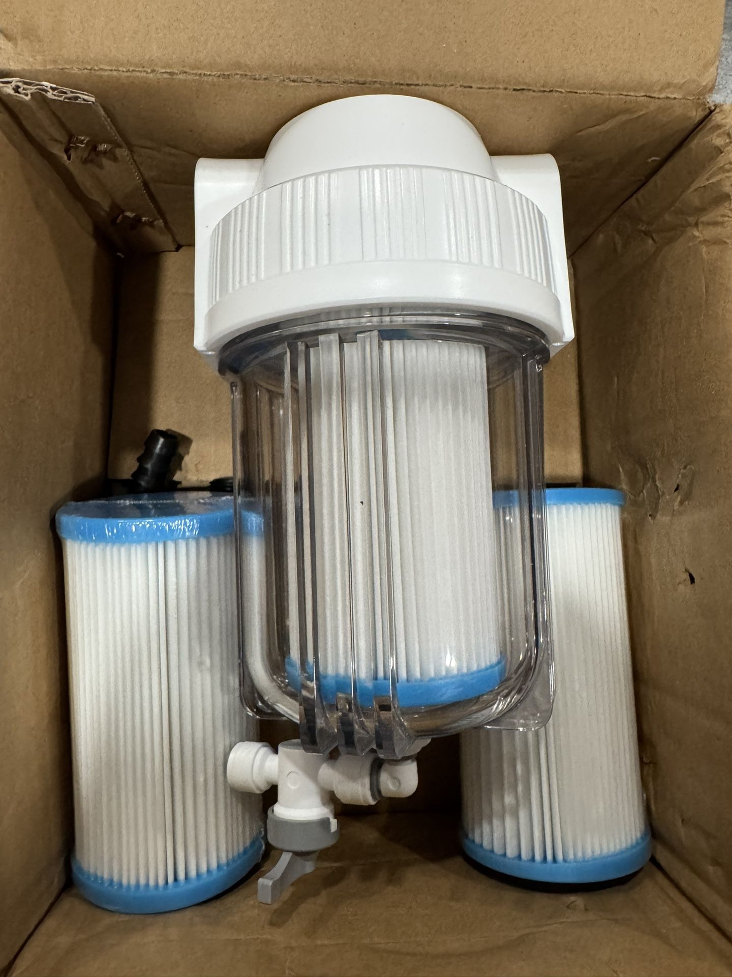 5” Appliance House Water Filter sediment filter with 2 extra filters