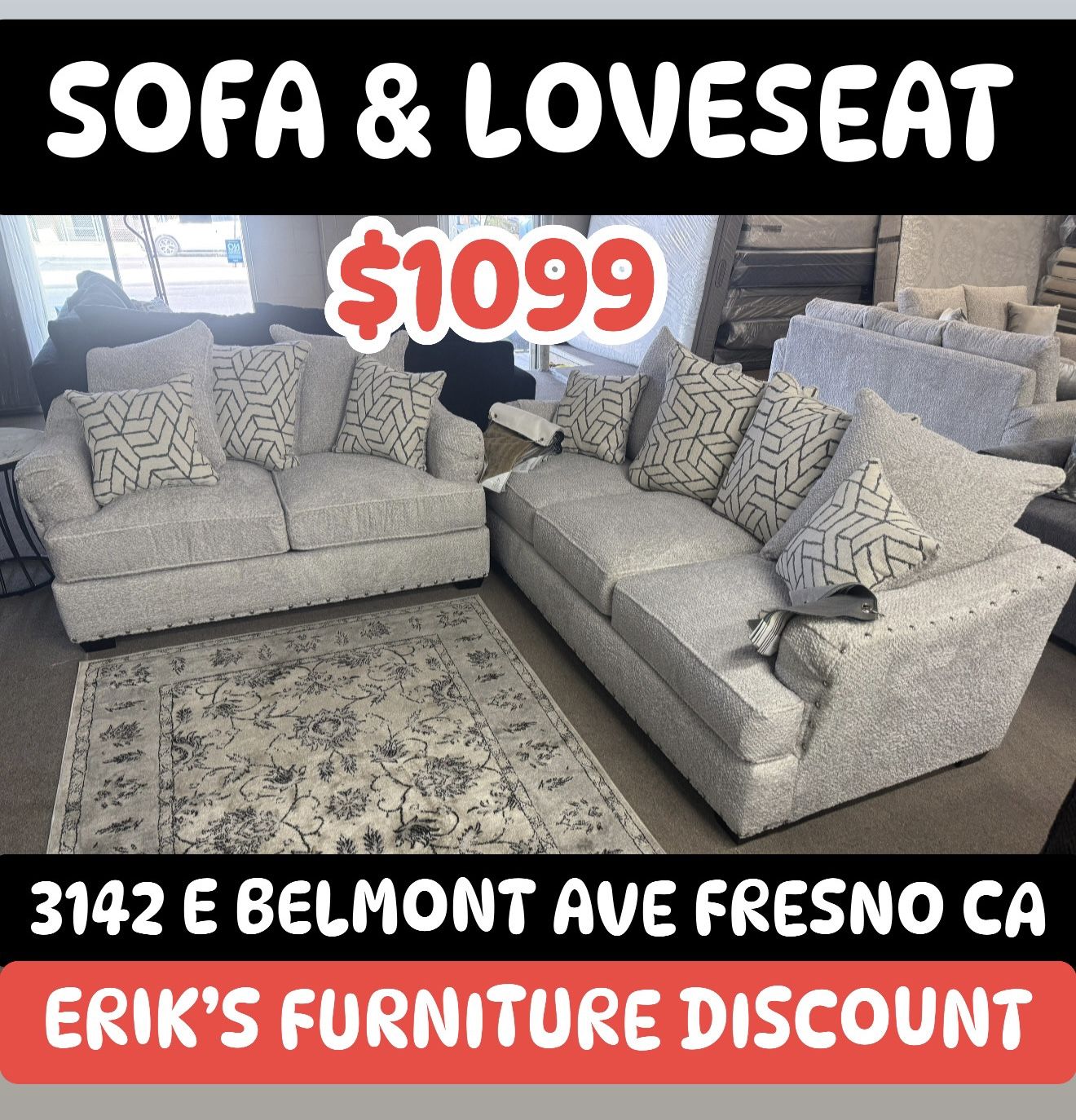NEW SOFA & LOVESEAT COUCHES 
