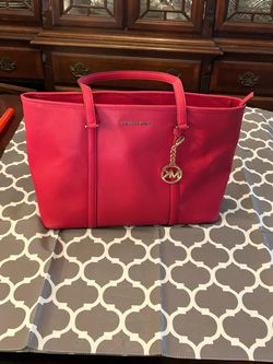 Michael Kors zipper tote bag