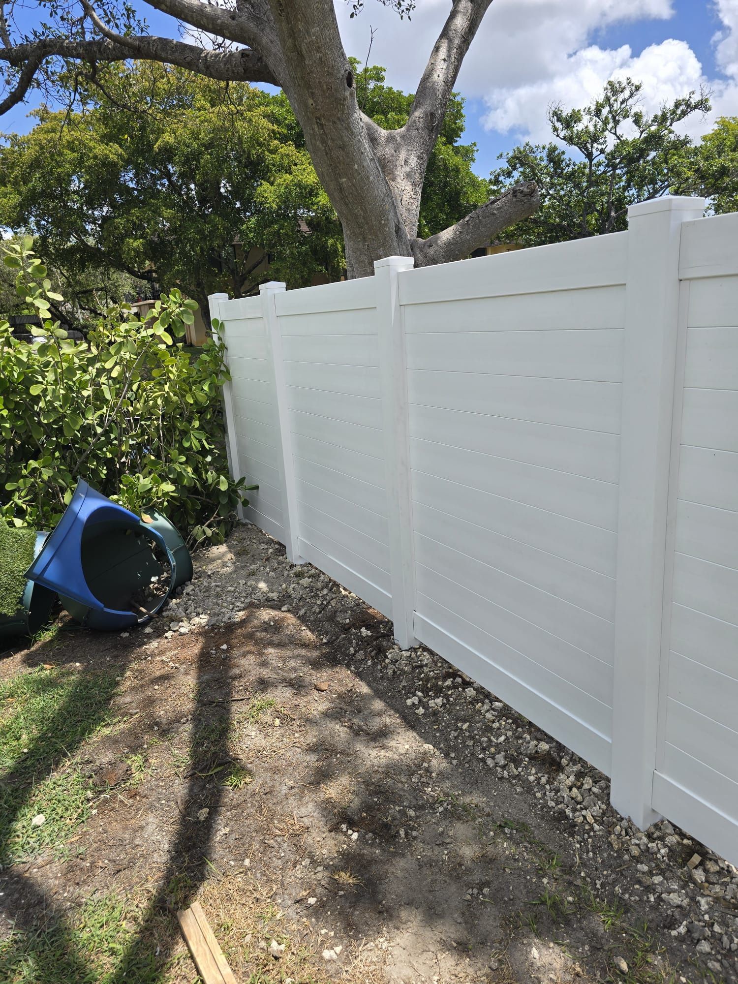 Horizontal Vinyl Fence