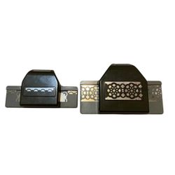 Stamping’ Up Gray Floral & Lace Ribbon Scrapbooking Decorative Edge Cutout