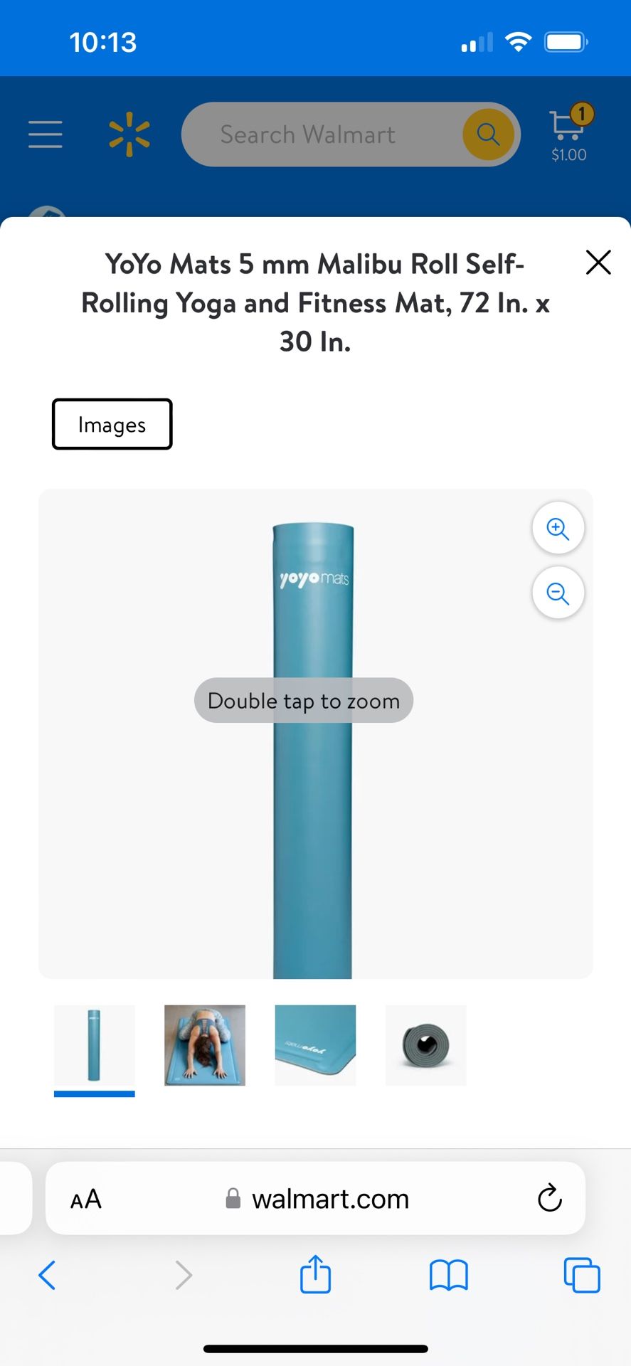 Yoyomats Yoga Mat Self Rolling