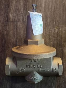 Zurn Wilkins 500XL 2-1/2" Water Pressure Reducing Valve (NEVER USED)