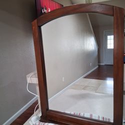 Wooden Mirror