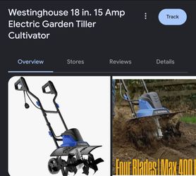 Brand New Westinghouse Garden Tiller Cultivator