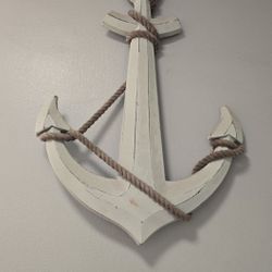 Large Wood Anchor With Rope