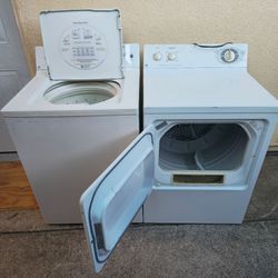 GE Washer and Dryer Set Top Load.