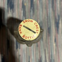 Antique Snow Crest Bank Bottle