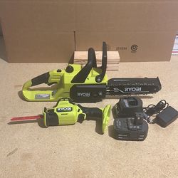 Ryobi 18v Chainsaw Combo