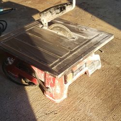 7in  wet tile saw