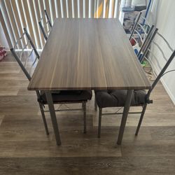 Small Dining Table w/ 4 Chairs 