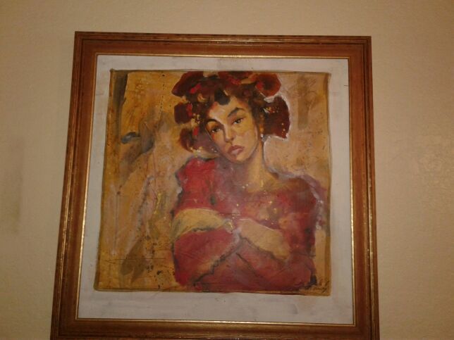 Original painting by Marta Wiley Framed & ready to hang