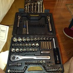  Vintage SEARS Craftsman 75 Pcs Socket Set. new