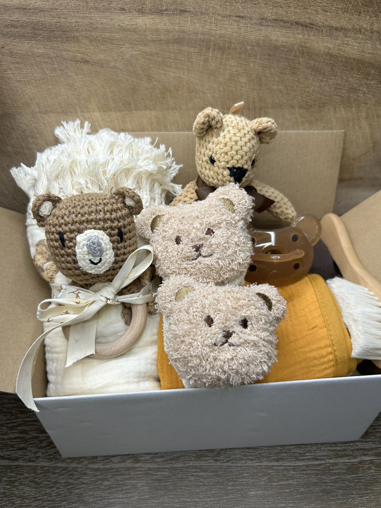 Newborn Teddy Bear Box
