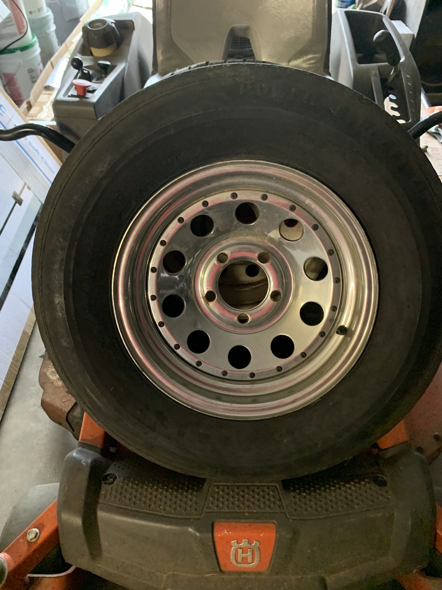 14” Trailer Chrome Rim