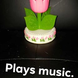 Vtg 1960 Musical Rotating Candle Holder - Still Available