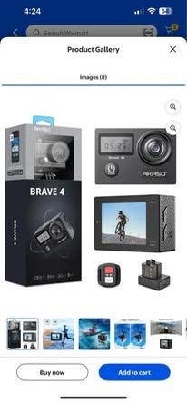 AKASO Brave 4 4K 20MP WiFi Action Camera