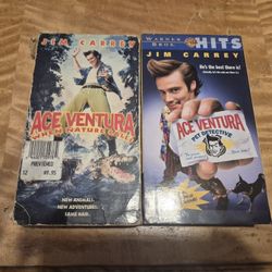 Bonus Collectible Classic VHS ACE VENTURA COMBO