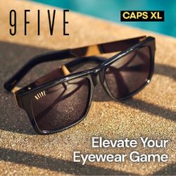 9FIVE Sunglasses | CAPS XL | 14ct Gold | MINT COND.