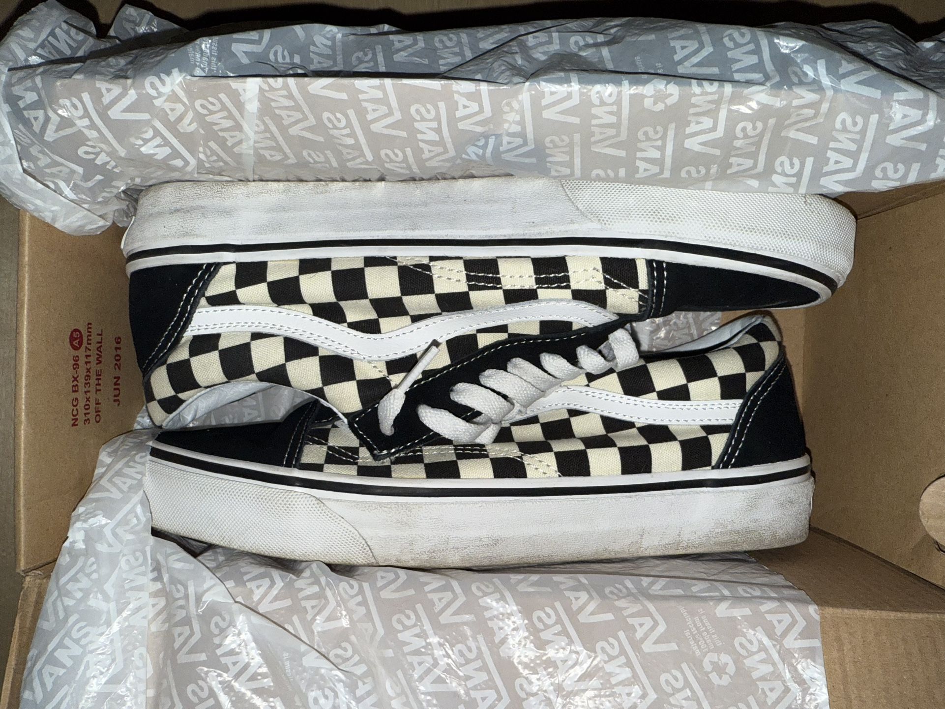 Old School Checkered Vans