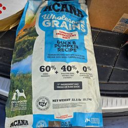 Acana Wholesome Grains Duck & Pumpkin 22.5 lb