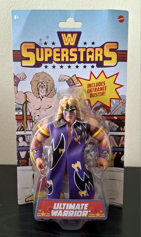 MATTEL WWE SUPERSTARS SERIES 2 ULTIMATE WARRIOR ACTION FIGURE