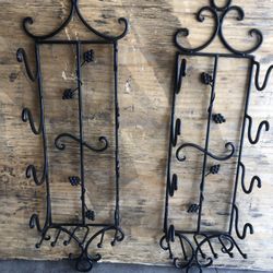 2 Wine Racks Black 