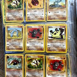 1990s Pokemon Cards Fighting Type