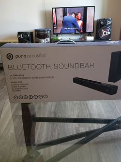 Pure acoustics Bluetooth soundbar
